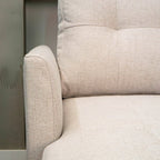 Sofá - cama 3 Lugares com chaise longue GOSLING - Gato Preto