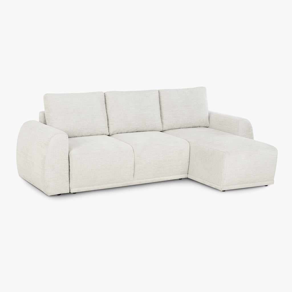 Sofá Cama 3 Lugares com CHL Reversivel STONE - Gato Preto