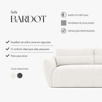 Sofá Cama BARDOT - Gato Preto