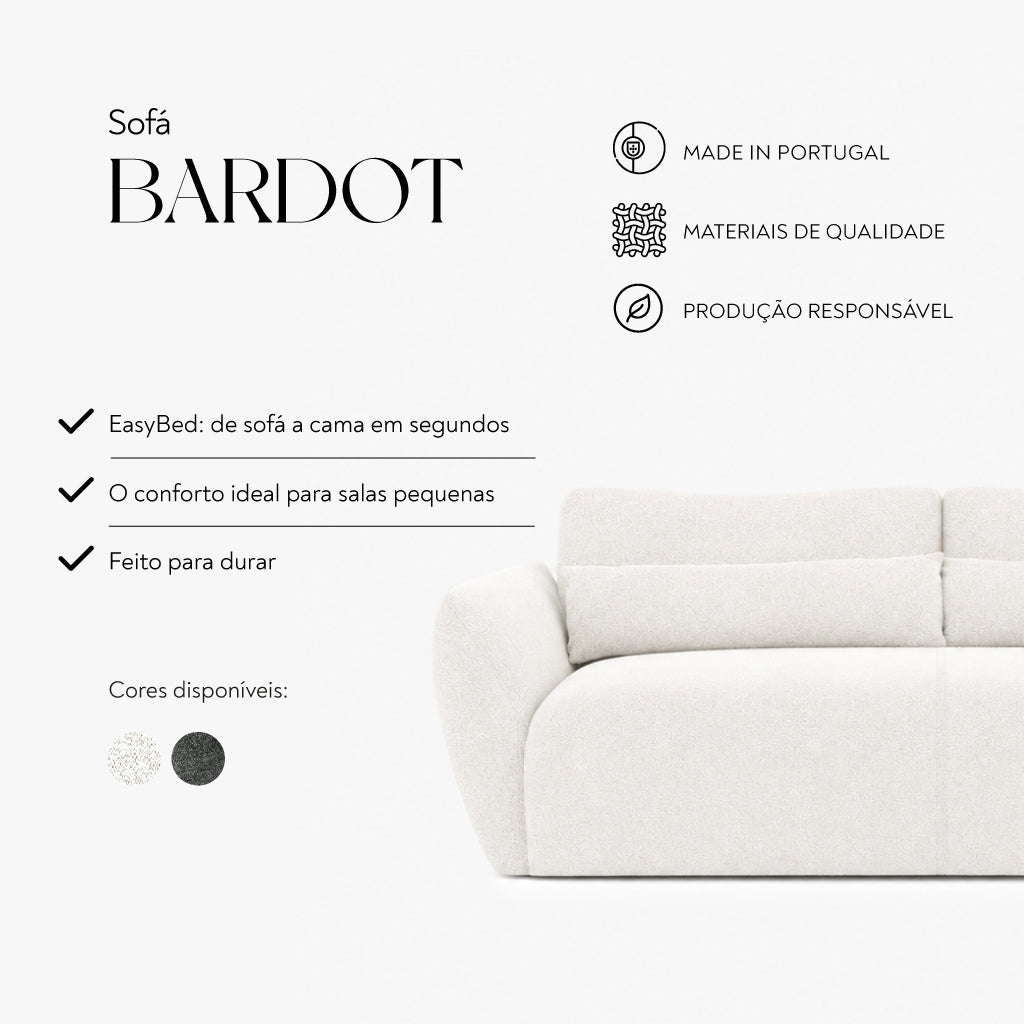 Sofá Cama BARDOT - Gato Preto