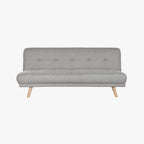 Sofá Cama Cinza com Sistema Click - Clack MOVE - Gato Preto