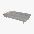 Sofá Cama Cinza com Sistema Click - Clack MOVE - Gato Preto