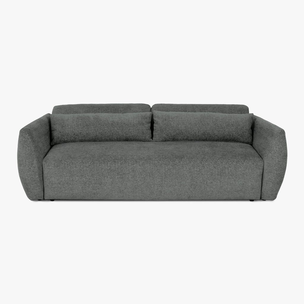 Sofá cama cinzento BARDOT - Gato Preto