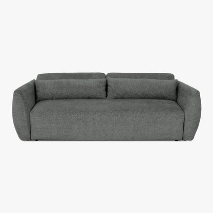 Sofá cama cinzento BARDOT - Gato Preto