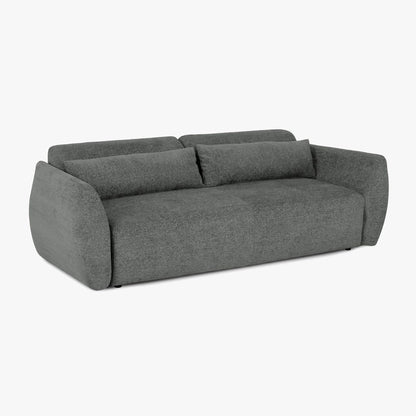 Sofá cama cinzento BARDOT - Gato Preto