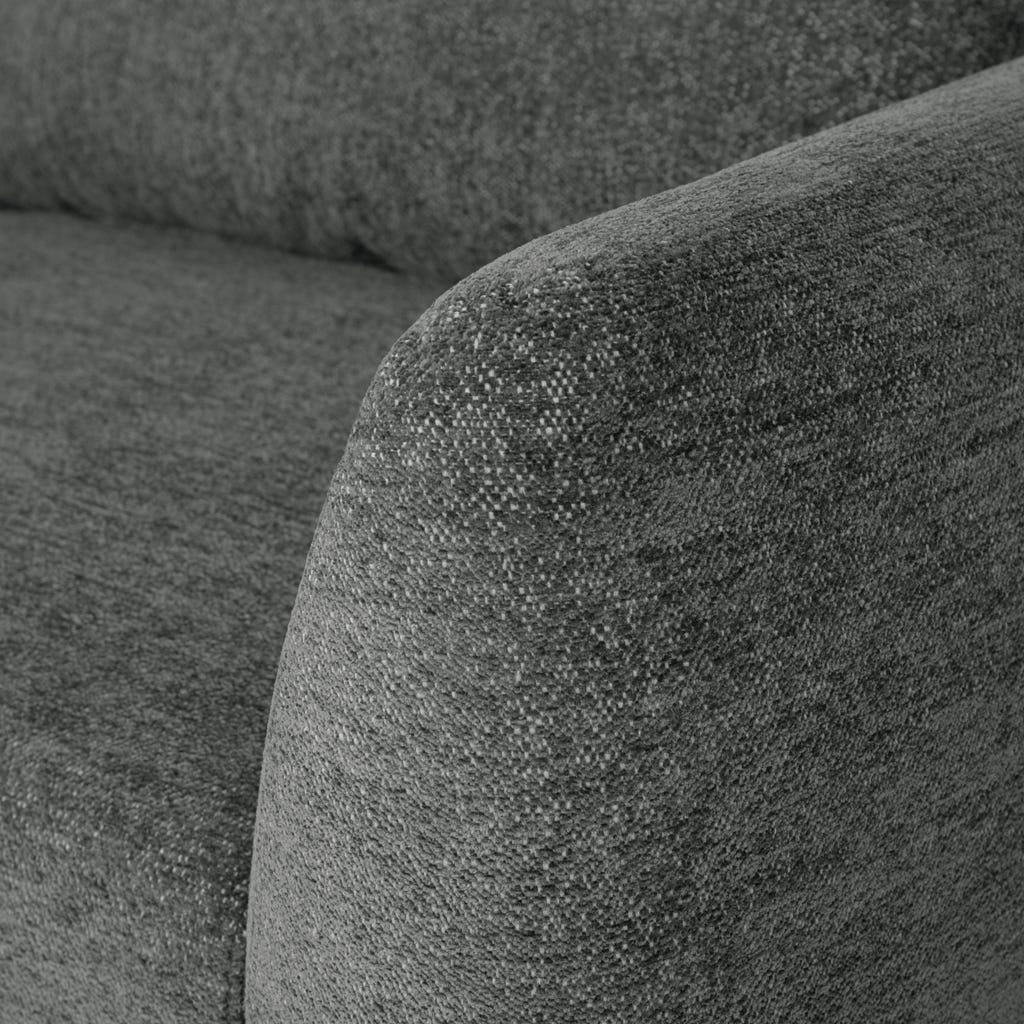 Sofá cama cinzento BARDOT - Gato Preto