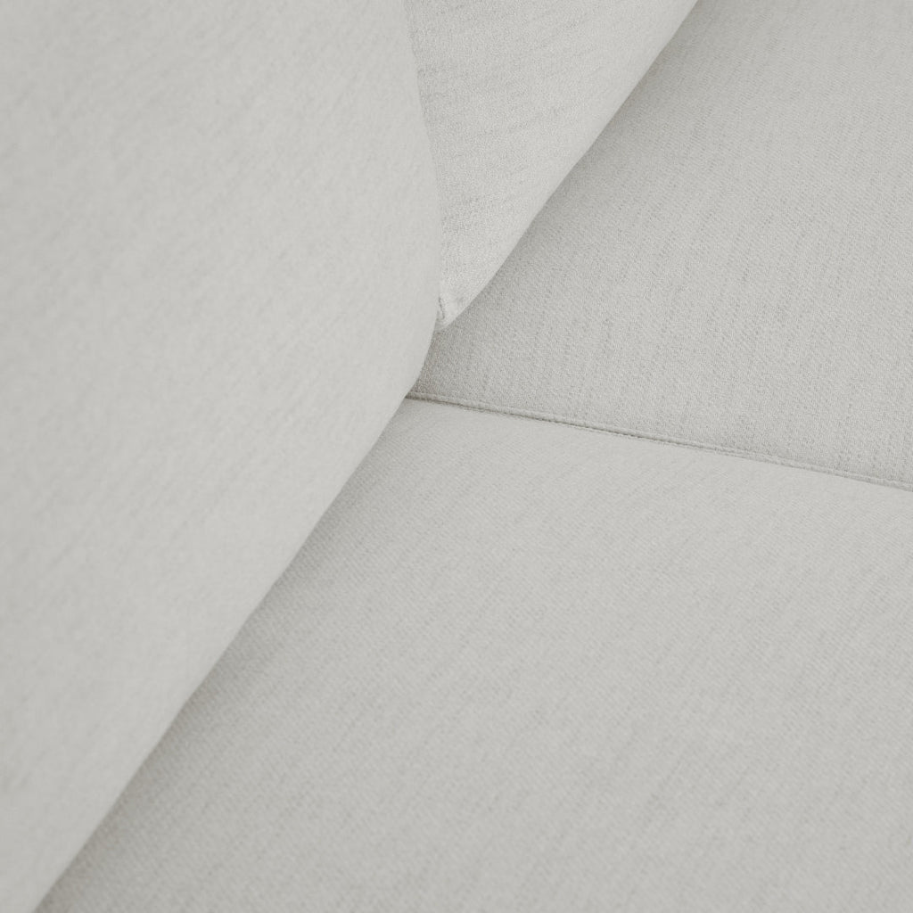 Sofá cama com chaise longue reversível bege JADE - Gato Preto