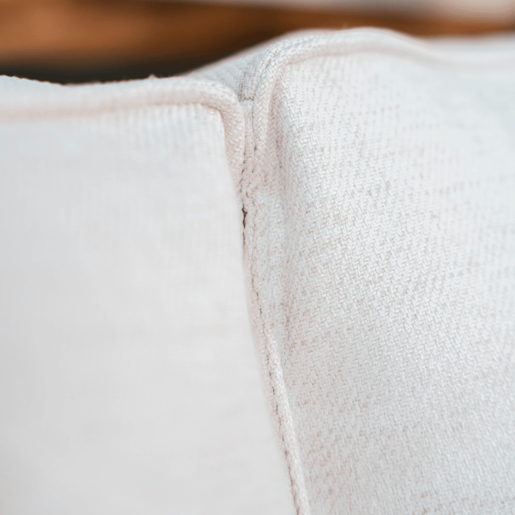 Sofá cama com chaise longue reversível bege JADE - Gato Preto