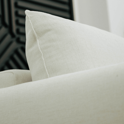 Sofá cama com chaise longue reversível bege TOBY - Gato Preto