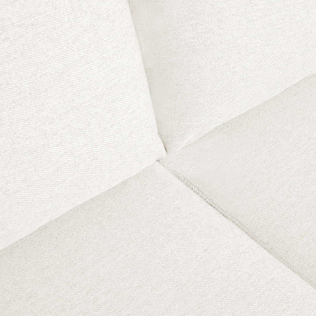 Sofá cama com chaise longue reversível bege TOBY - Gato Preto