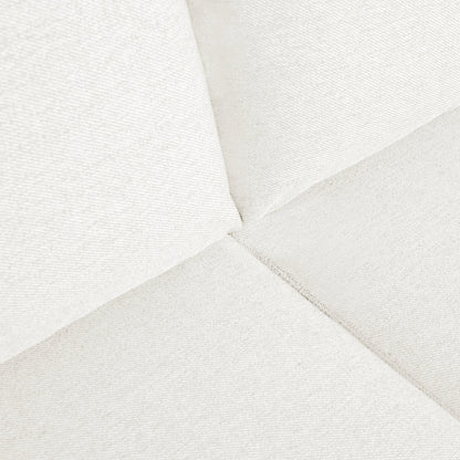 Sofá cama com chaise longue reversível bege TOBY - Gato Preto