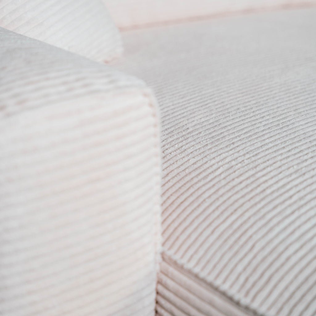 Sofá cama com chaise longue reversível LAUREN - Gato Preto