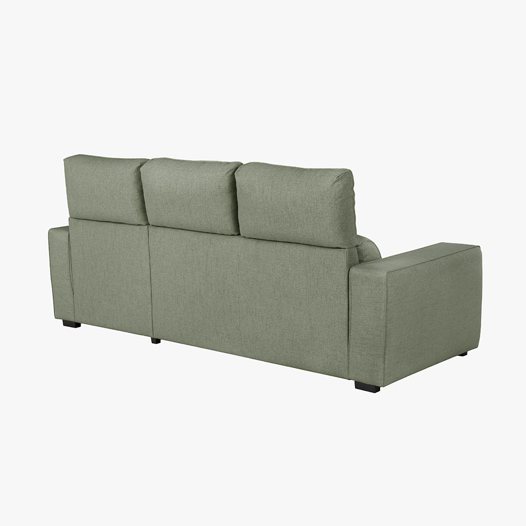 Sofá Cama com Chaise Longue SANDLER - Gato Preto