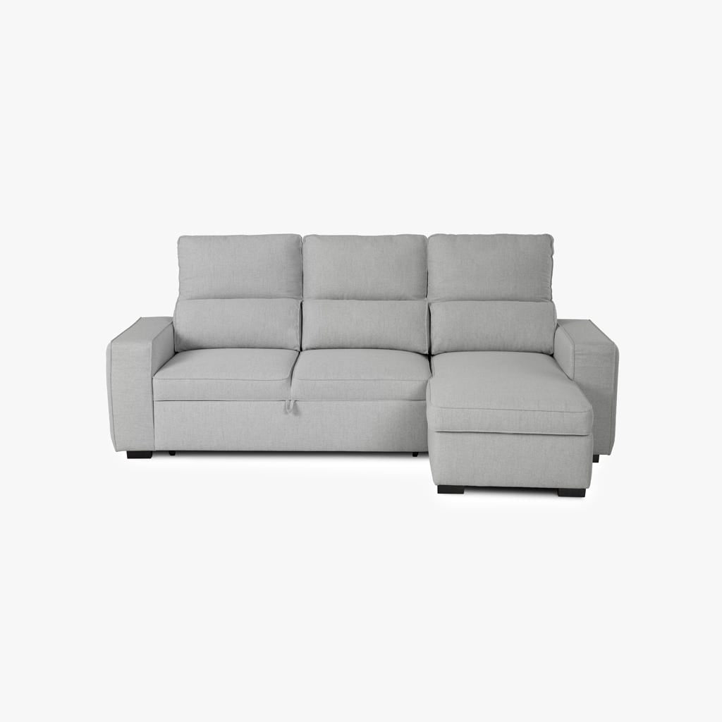 Sofá cama com chaise longue SANDLER - Gato Preto