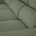 Sofá Cama com Chaise Longue SANDLER - Gato Preto