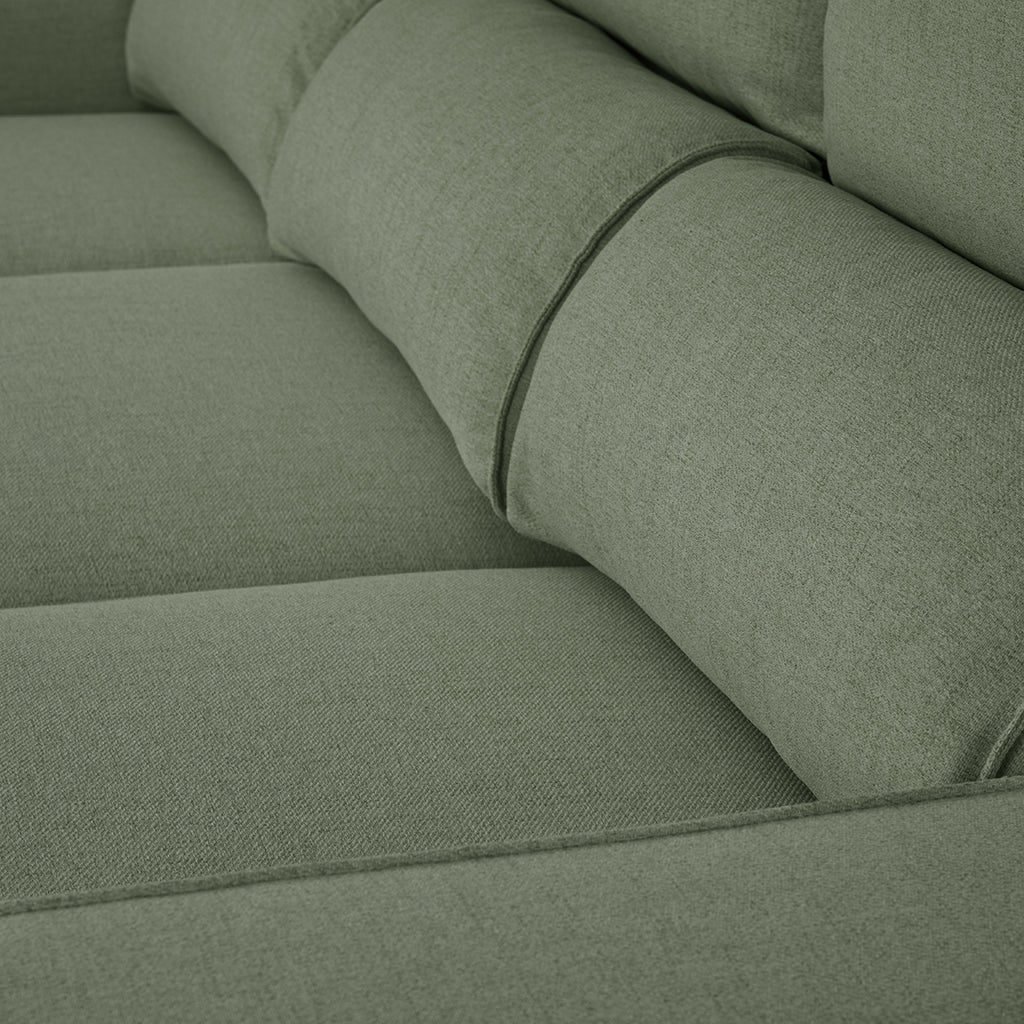 Sofá Cama com Chaise Longue SANDLER - Gato Preto