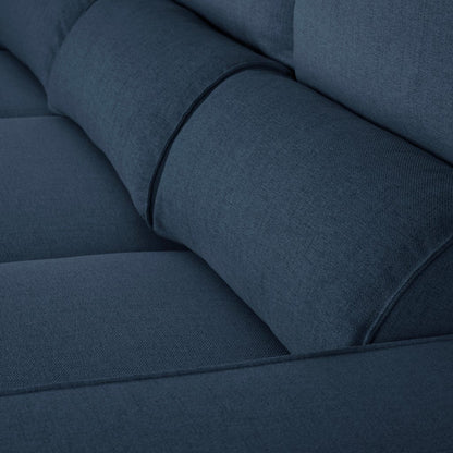 Sofá cama com chaise longue SANDLER - Gato Preto