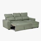Sofá Cama com Chaise Longue SANDLER - Gato Preto