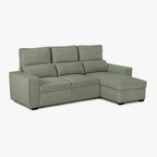 Sofá Cama com Chaise Longue SANDLER - Gato Preto