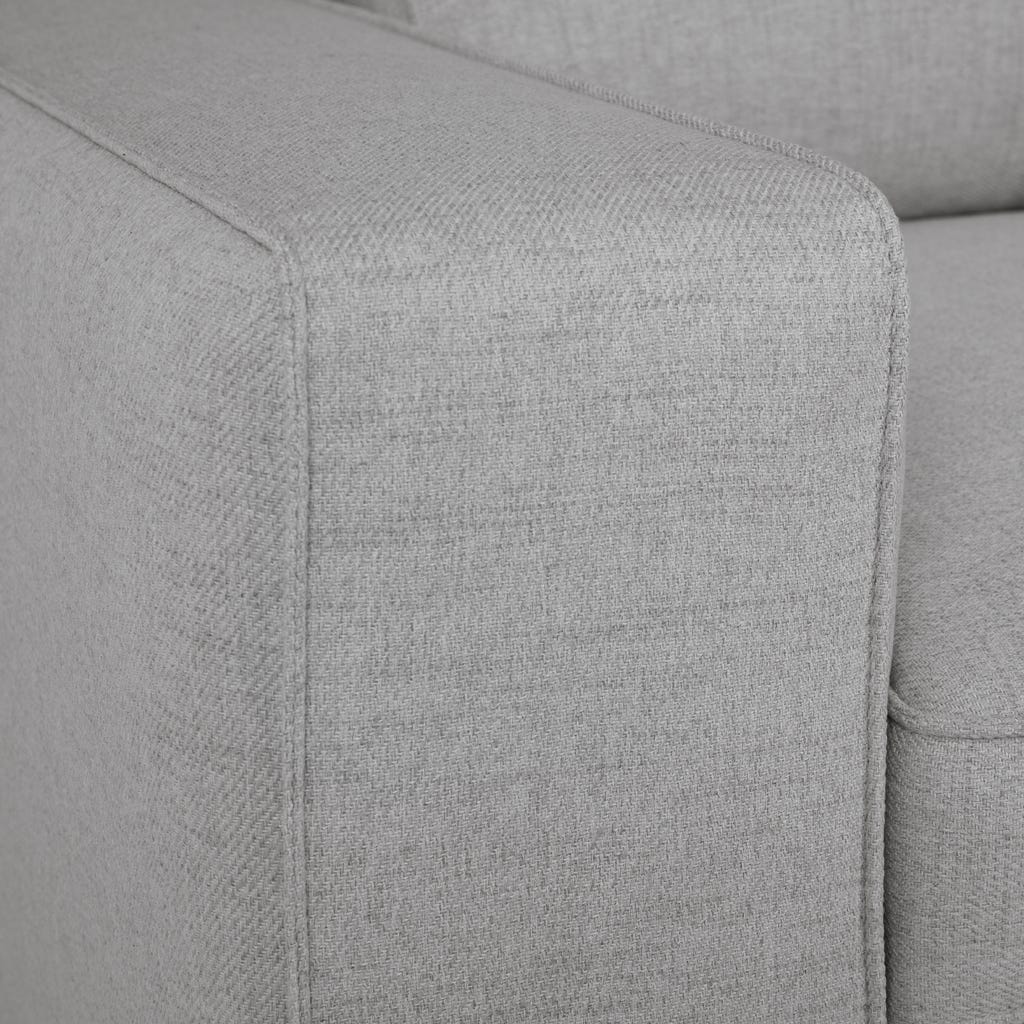 Sofá cama com chaise longue SANDLER - Gato Preto