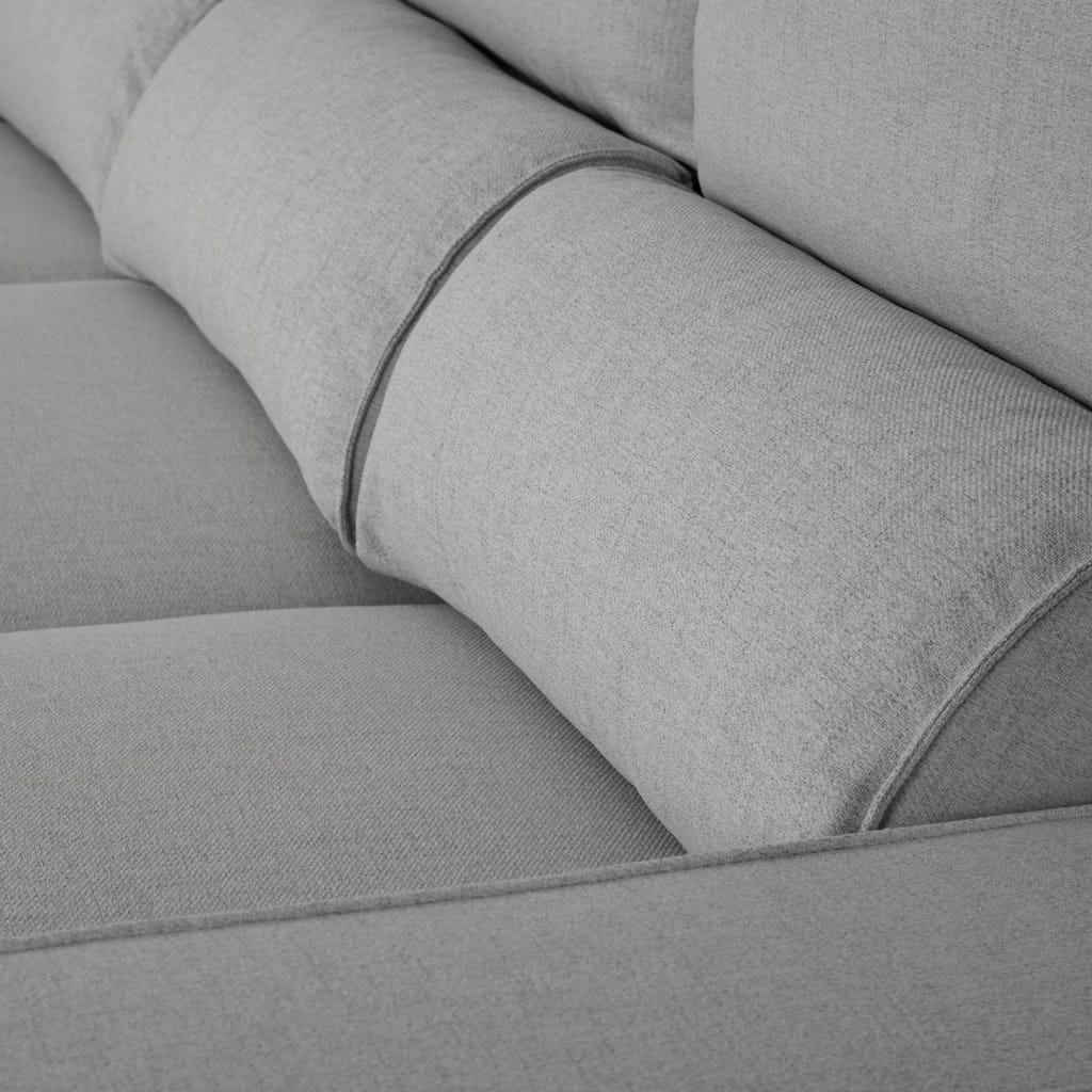 Sofá cama com chaise longue SANDLER - Gato Preto