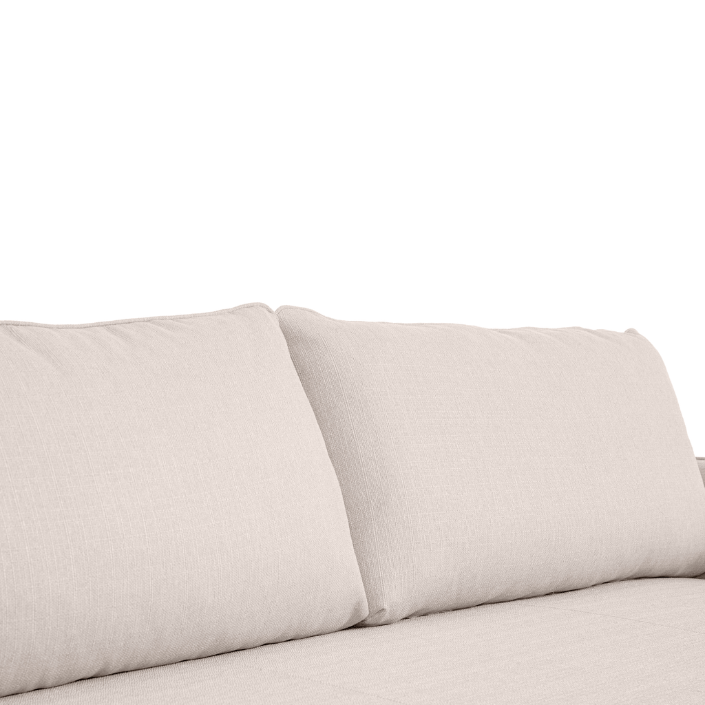 Sofá cama com sistema easyBed bege CHLOÉ - Gato Preto