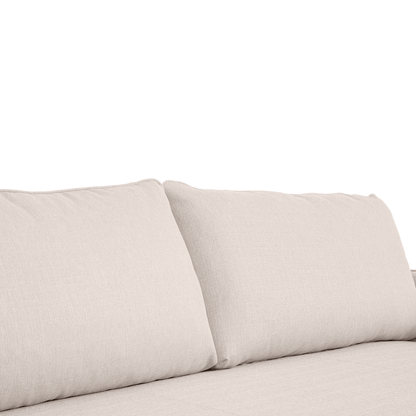 Sofá cama com sistema easyBed bege CHLOÉ - Gato Preto