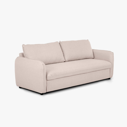 Sofá cama com sistema easyBed bege CHLOÉ - Gato Preto