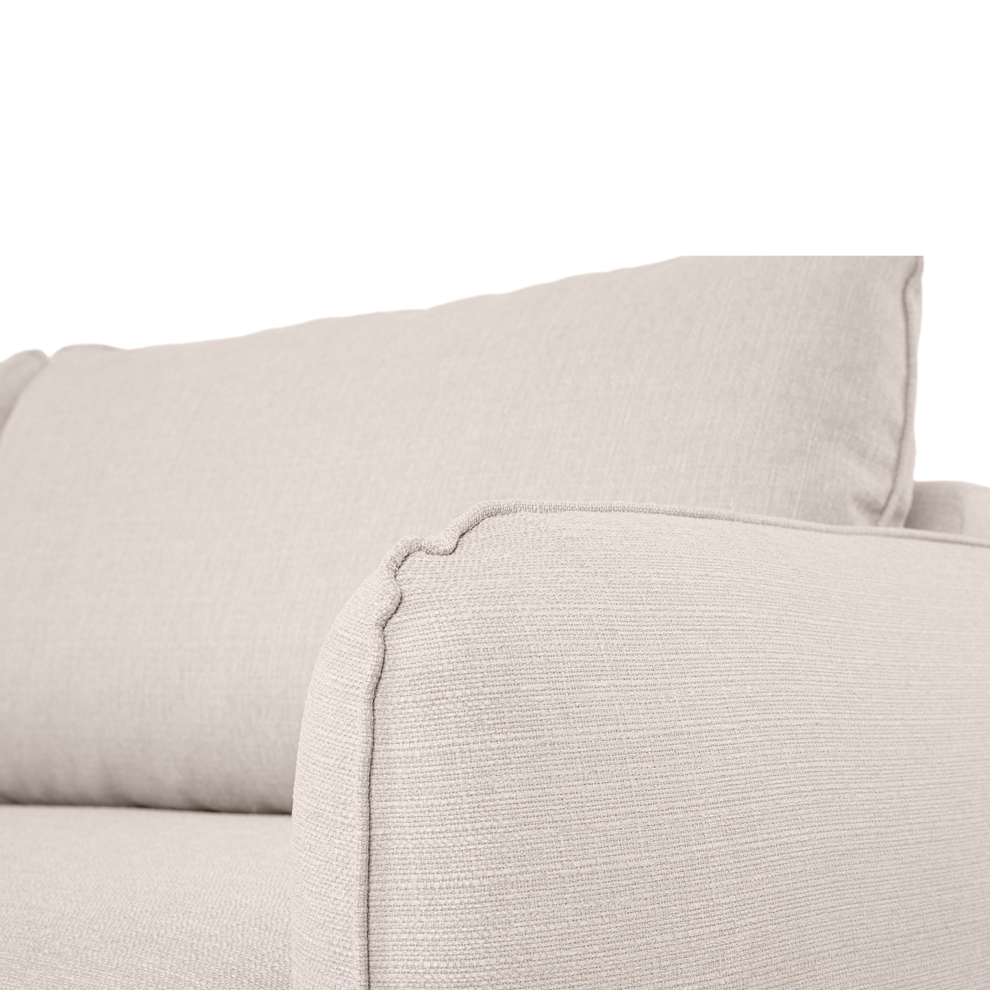 Sofá cama com sistema easyBed bege CHLOÉ - Gato Preto