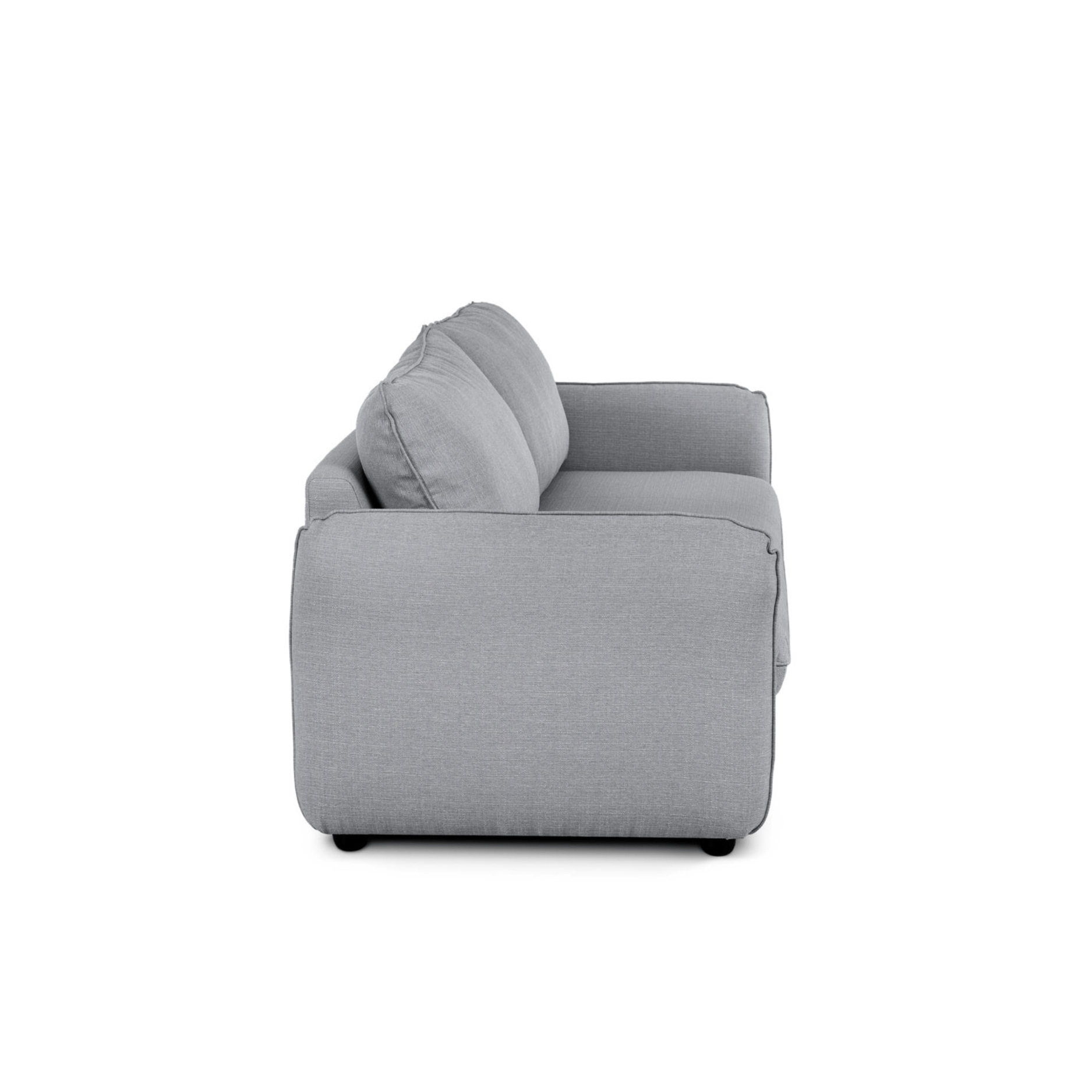 Sofá cama com sistema easyBed cinza CHLOÉ - Gato Preto