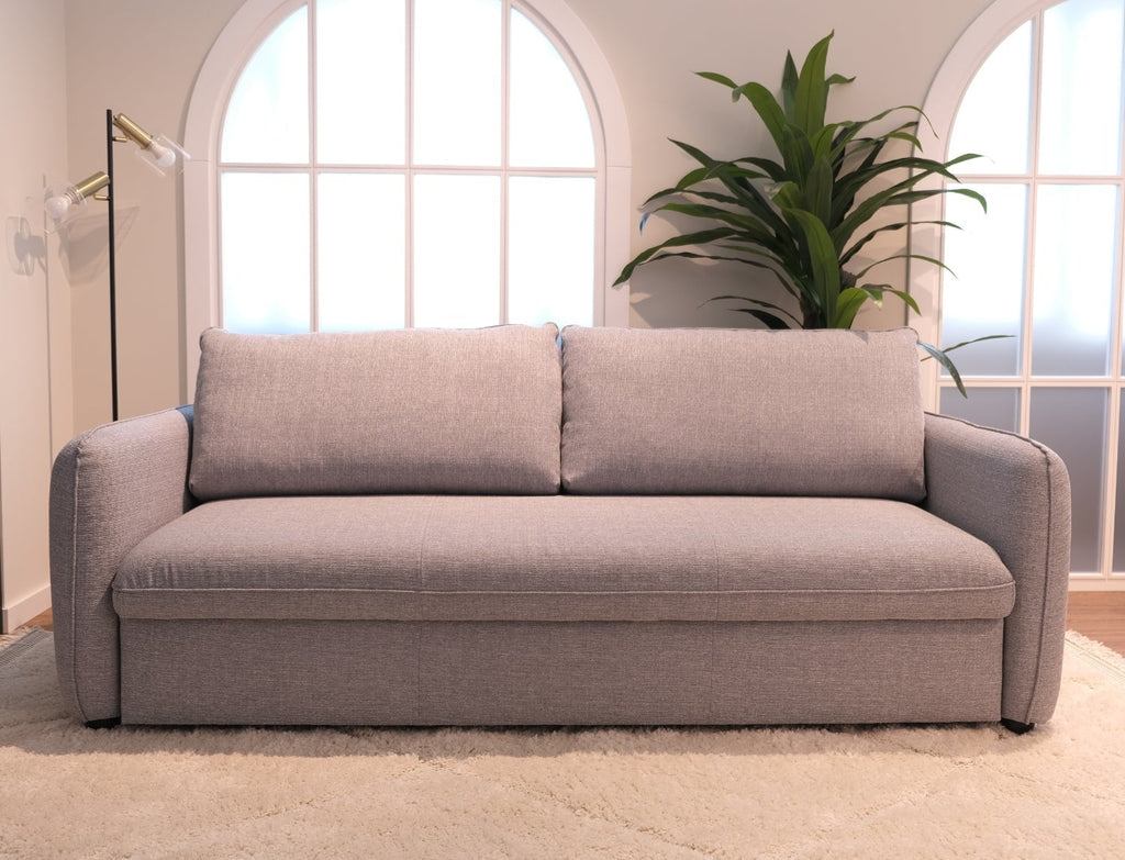 Sofá cama com sistema easyBed cinza CHLOÉ - Gato Preto