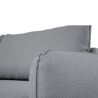 Sofá cama com sistema easyBed cinza CHLOÉ - Gato Preto