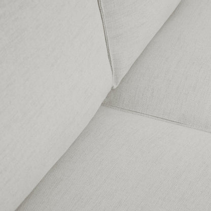 Sofá cama panorâmico com 2 chaise longue bege JORDAN - Gato Preto