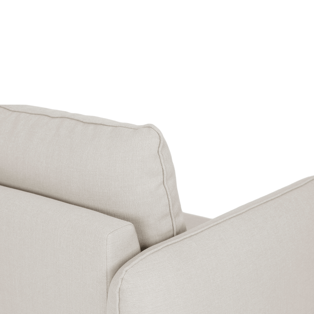 Sofá cama sistema easybed com chaise longue reversível bege VOGUE - Gato Preto