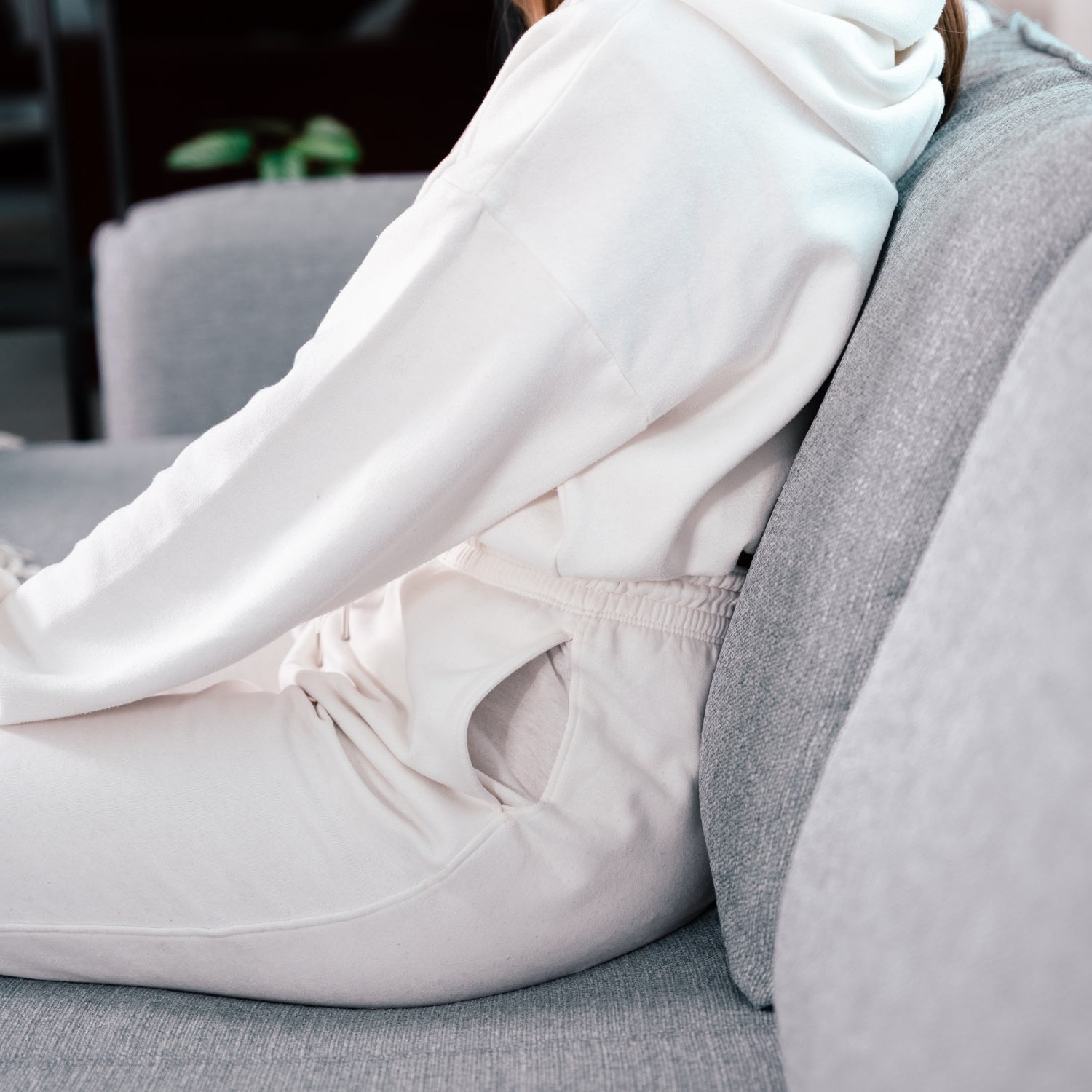 Sofá cama sistema easybed com chaise longue reversível cinza VOGUE - Gato Preto