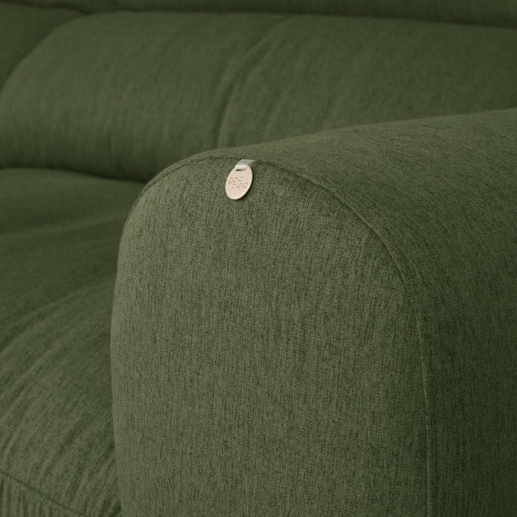 Sofá cama verde DEEP - Gato Preto