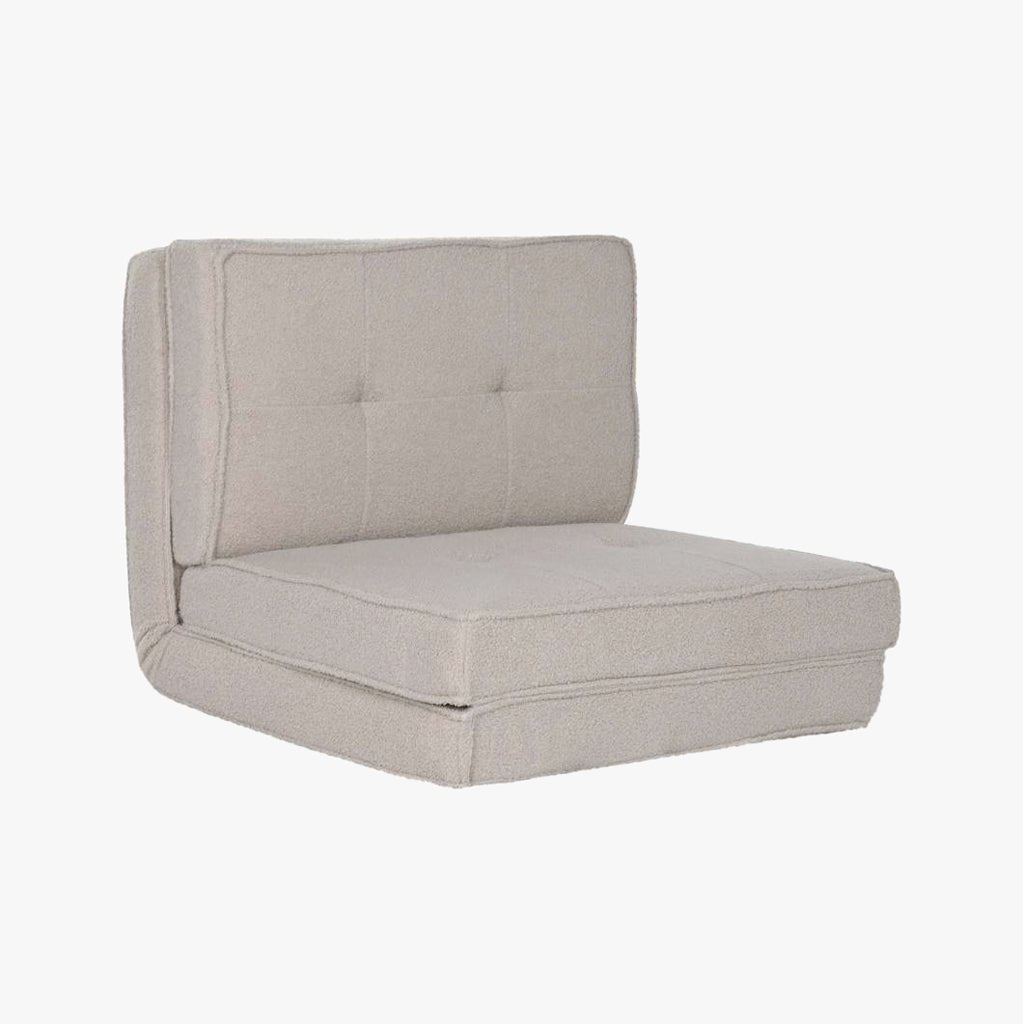 Sofá Cambalhota Bege 83x85x72 FLIP - Gato Preto