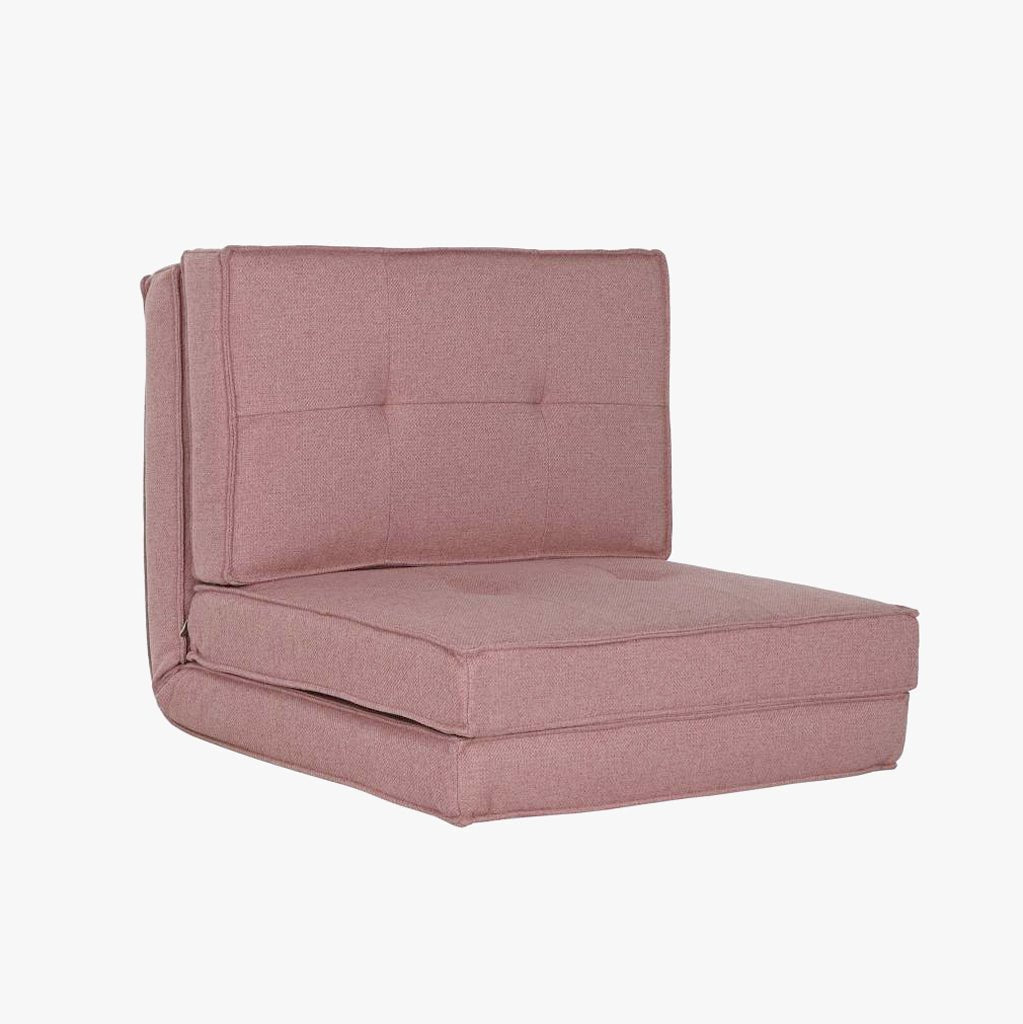 Sofá Cambalhota Rosa 83x85x73 Gato Preto