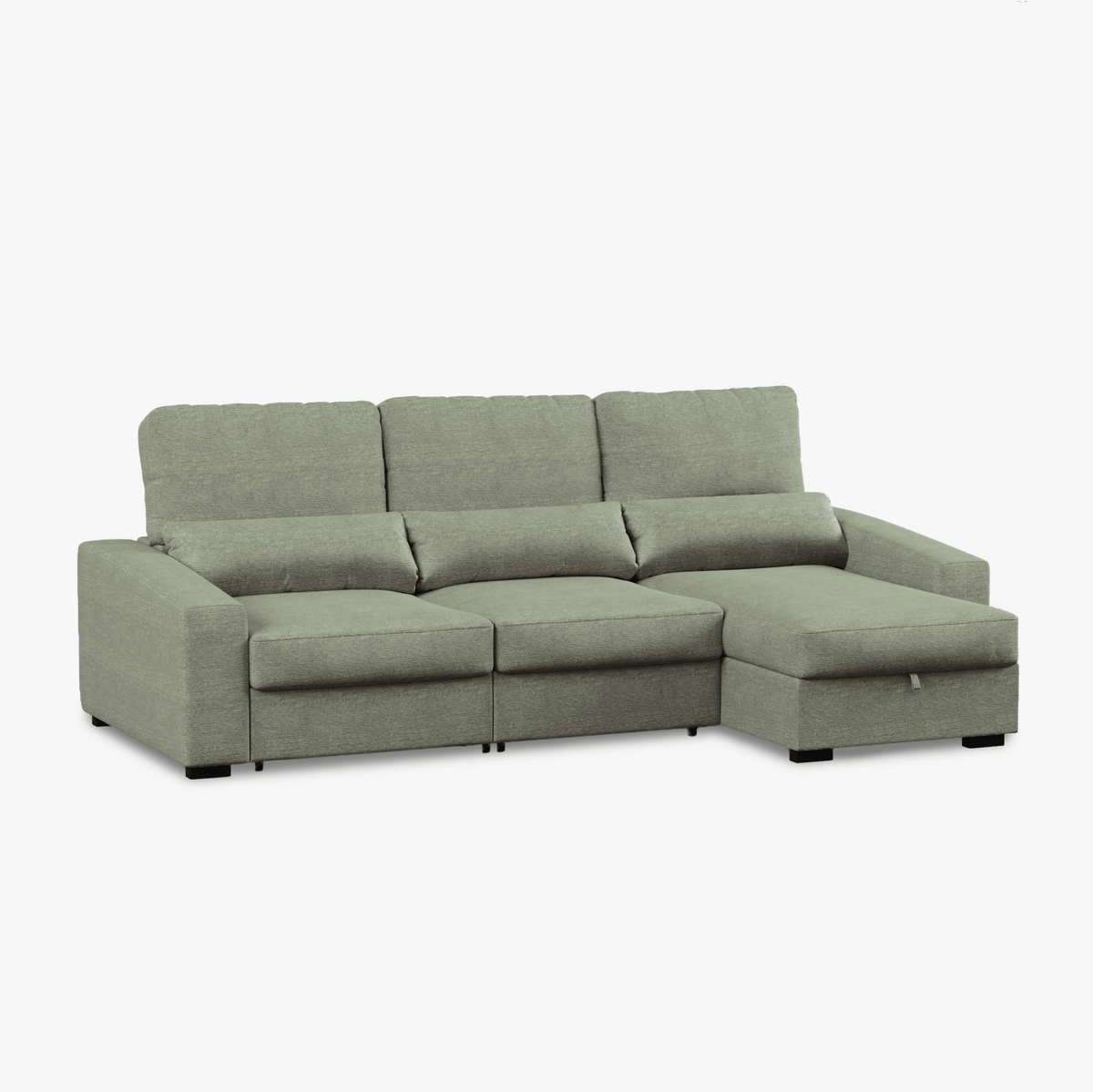 Sofá Keen Verde Bamboo Gato Preto