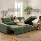 Sofá Chaise Longue com Arrumação KEEN - Gato Preto