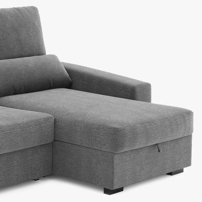 Sofá chaise - longue KEEN - Gato Preto