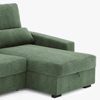 Sofá chaise - longue KEEN - Gato Preto