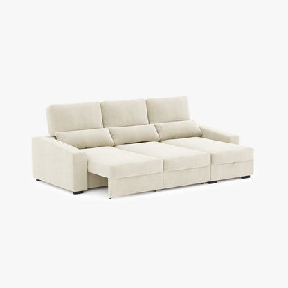 Sofá chaise - longue KEEN - Gato Preto