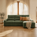 Sofá chaise - longue KEEN - Gato Preto
