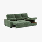 Sofá chaise - longue KEEN - Gato Preto