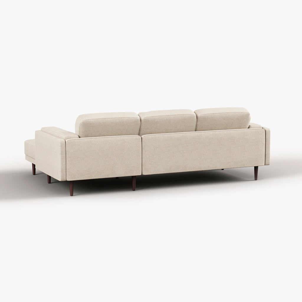Sofá CHL Drt Sand 252x160x78 LAWRENCE - Gato Preto