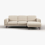 Sofá CHL Drt Sand 252x160x78 LAWRENCE - Gato Preto