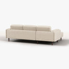 Sofá CHL Esq Sand 252x160x78 LAWRENCE - Gato Preto