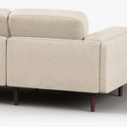 Sofá CHL Esq Sand 252x160x78 LAWRENCE - Gato Preto