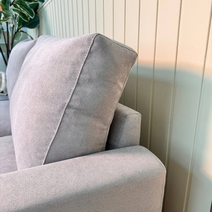 Sofá com chaise longue reversível preto FOX - Gato Preto